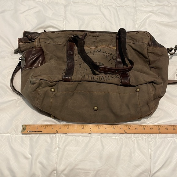 Vintage Campomaggi Canvas Shoulder Bag - Picture 10 of 11